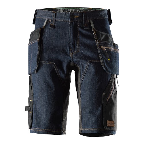 Snickers 6155 FlexiWork Denim Shorts Holster Pockets Snickers 6155 FlexiWork Denim Shorts Holster Pockets